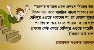 ছিনিয়ে নেয়া প্রশংসা