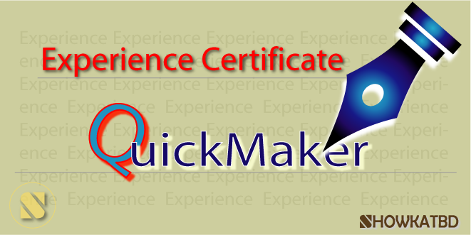 Experience Certificate Quick Maker