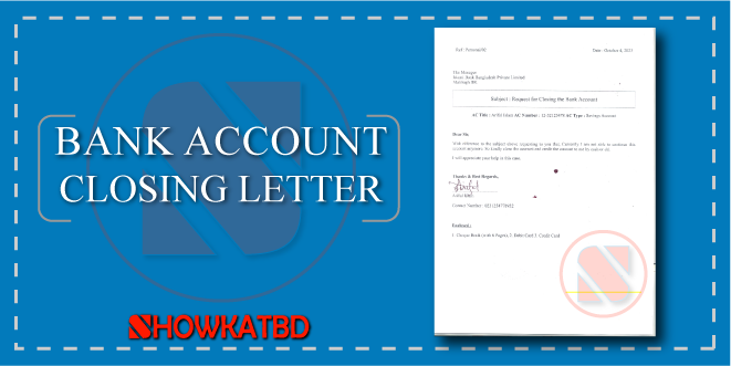 Bank Account Closing Letter