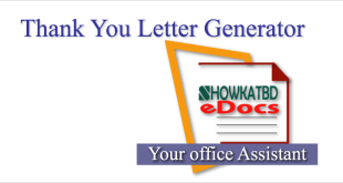 FREE Thank you Letter Generator