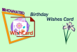 Birthday wishes card