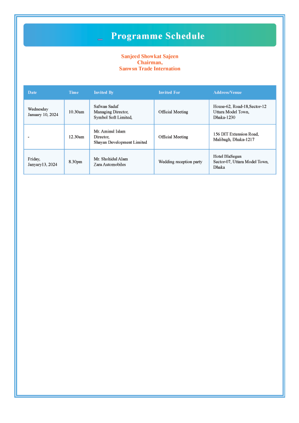 Event Planner Maker - ইভেন্ট ব্যবস্থাপনার সহজ সমাধান | showkatbd.com
