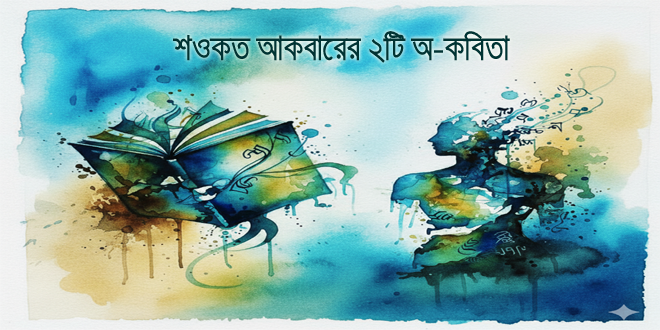 শওকত আকবারের ২টি অকবিতা
