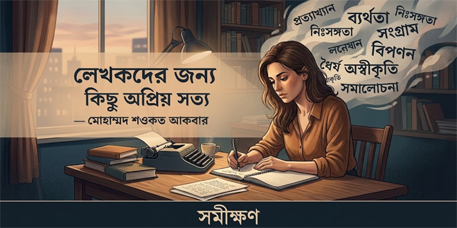লেখকদের জন্য কিছু অপ্রিয় সত্য | শওকত আকবার
